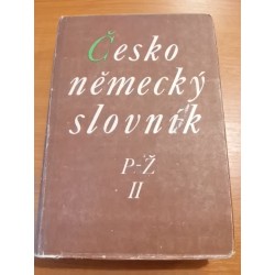 Česko-nemecký slovník , časť česko-nemecká