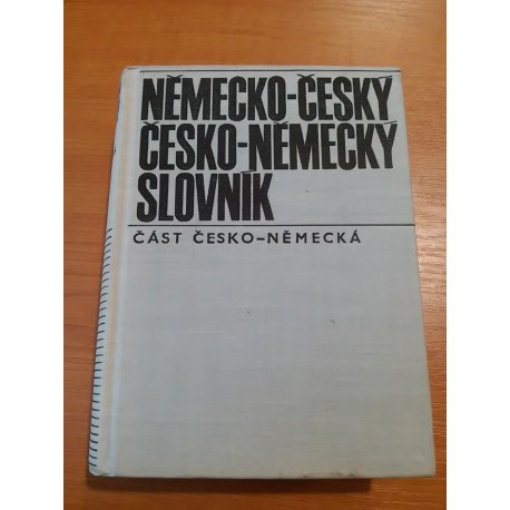 Německo-český, Česko-německý slovník (Část česko-německá)