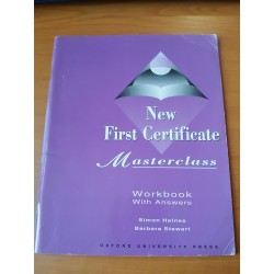 Masterclass – New first certificate, workbook with answers