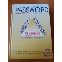 Password - anglický výkladový slovník so slov. ekvivalentami