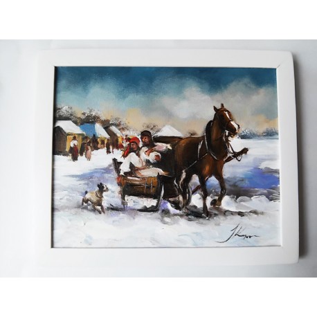 Obraz Zimný záprah