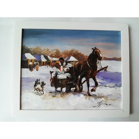 Obraz Zimný záprah