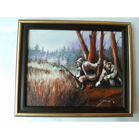 Obraz Striehnutie na korisť