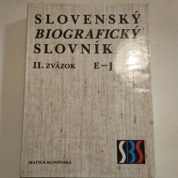 Slovenský biografický slovník II. zväzok E-J