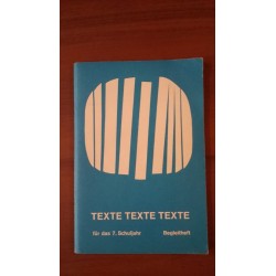 Texte, texte, texte – für das 7. Schuljahr lesebuch