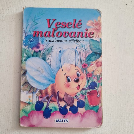 Veselé maľovanie s usilovnou včielkou