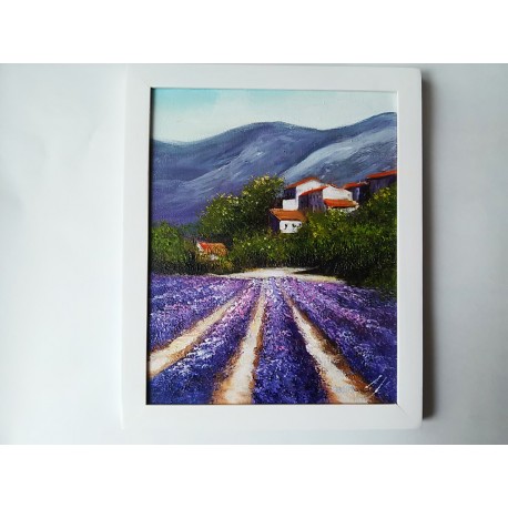 Obraz Lány fialových levandúľ